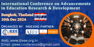 Advancements in Education Research & Development Conference in Thailand